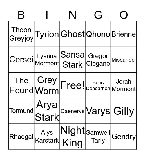 HotPapi's Senior Center Sunday Night Bingo Card