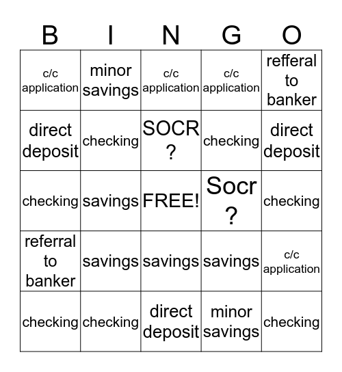 Teller Bingo  Bingo Card