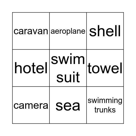 HOLIDAY BINGO  Bingo Card