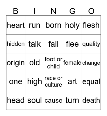 Cycle 10 Bingo Card