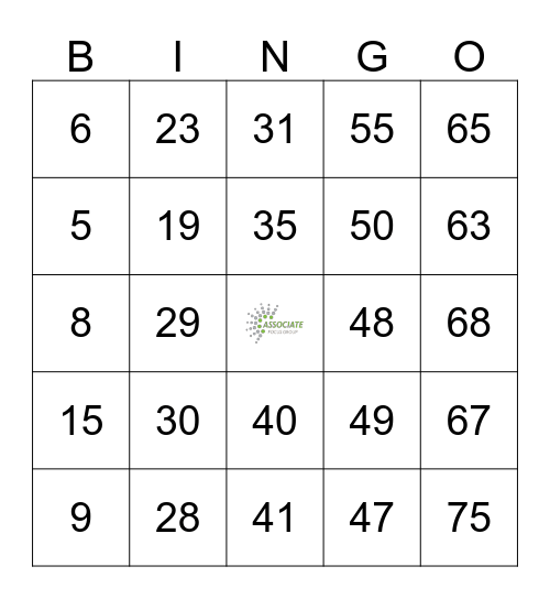 Dos de Mayo Bingo Card