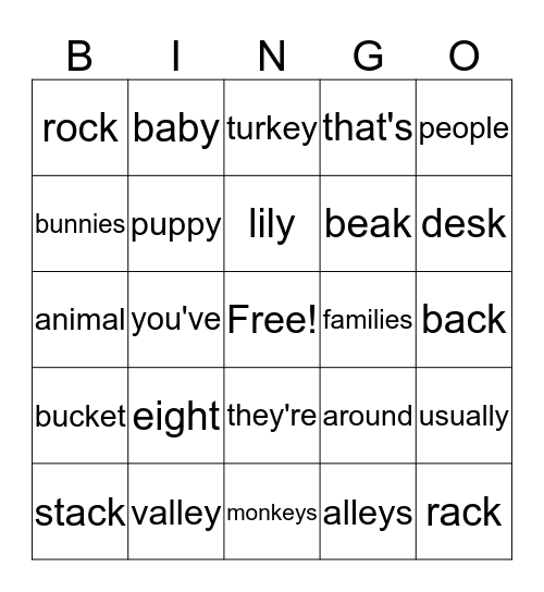 Cycle 20 Bingo Card