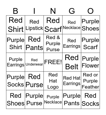 FRIENDSHIP TEA Bingo Card