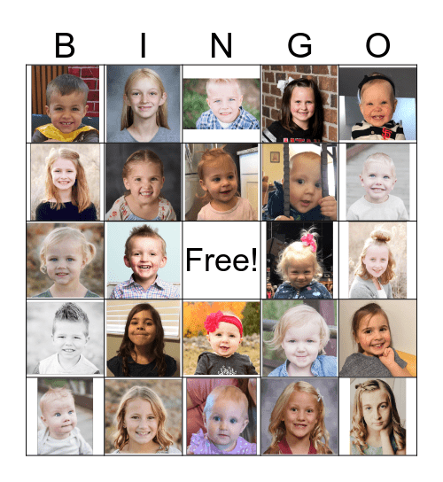 Allred Family Reunion 2019 Bingo Card