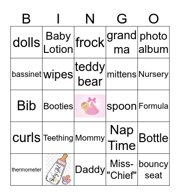 Baby Karra Bingo Card