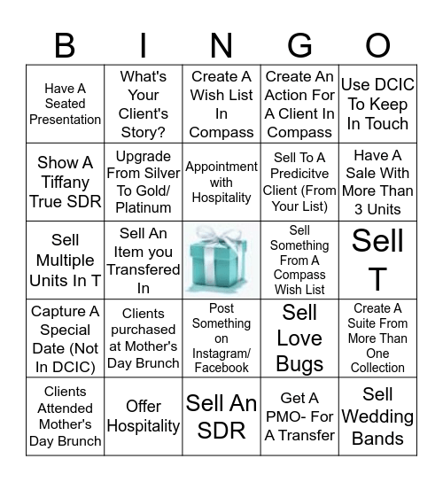 12 Days Of Mother's Day  Bingo Card