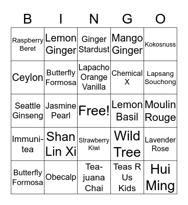 Steepsters Bingo Card