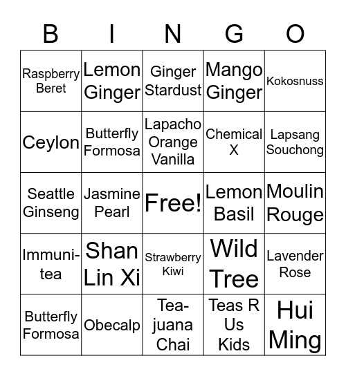 Steepsters Bingo Card