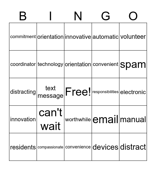 Ventures: Unit 5 & 6 Vocabulary Bingo Card