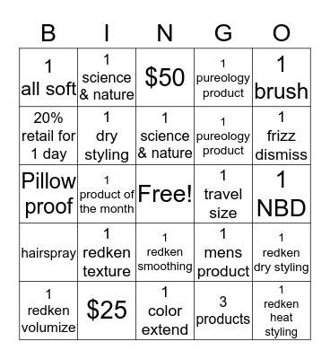 RETAIL Bingo Card