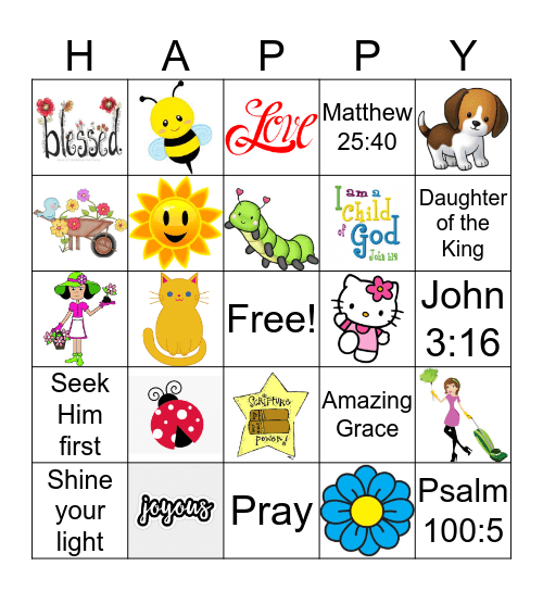 Spring Banquet Bingo Card