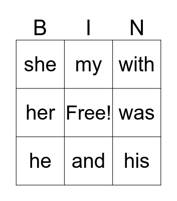 I Was With Bingo Card