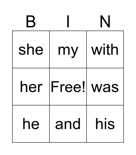 I Was With Bingo Card