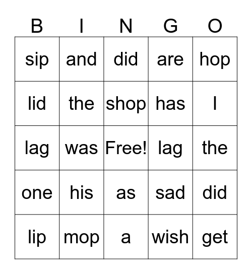 Michael's Bingo Game Bingo Card