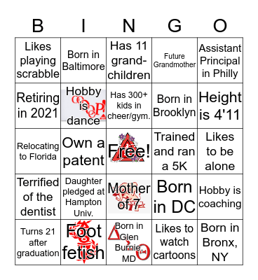 Ace Club Bingo Card