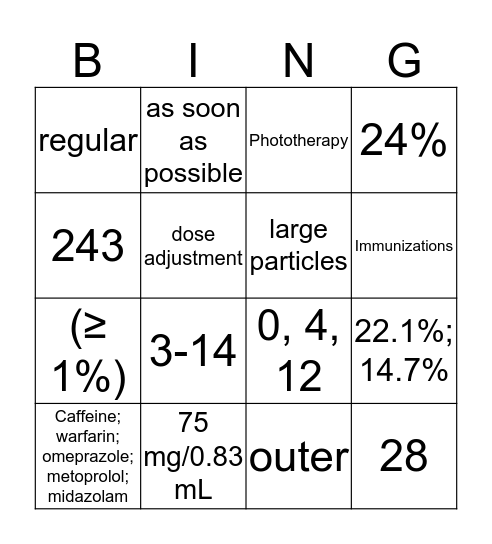 Skyrizi PI BING Bingo Card