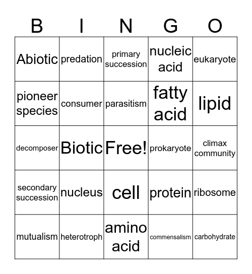Mary Rodriguez Bingo Card