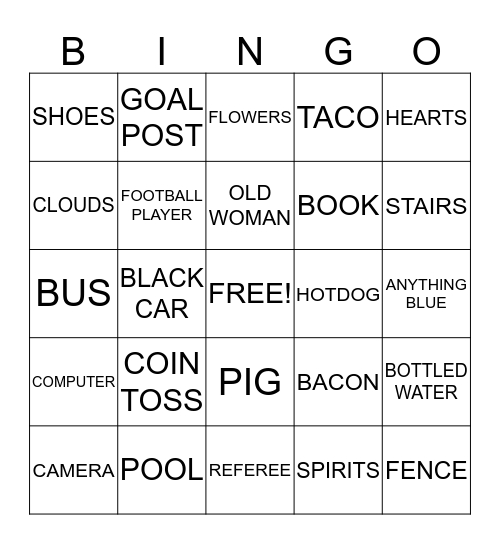 SUPERB OWL Bingo Card