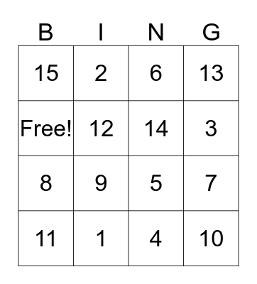 Amy's Bridal Bingo  Bingo Card