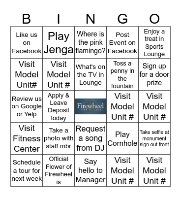 BEACH BLANKET BINGO Card