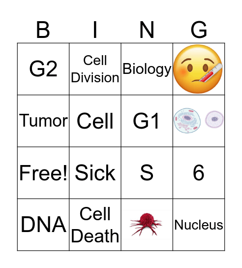 Apoptosis Bingo Card