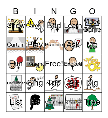 Wimpy Kid Chapter 3 Bingo Card