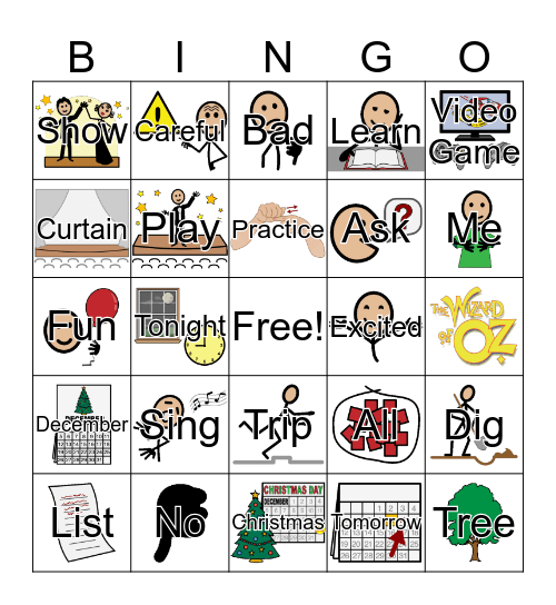 Wimpy Kid Chapter 3 Bingo Card