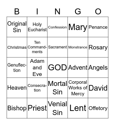 Level 2 Words to Know Bingo Card