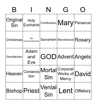 Level 2 Words to Know Bingo Card