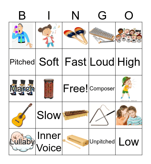 1st Grade Review Bingo Card