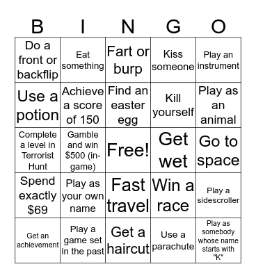 Brotatoes Bingo Bonanza! Bingo Card
