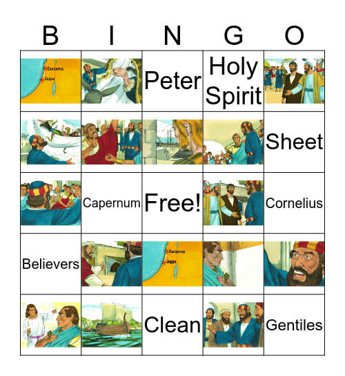 Gentile Christians Bingo Card