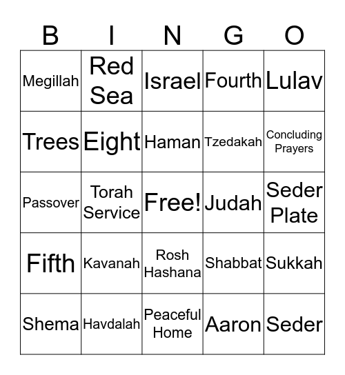 End of Year BINGO Card