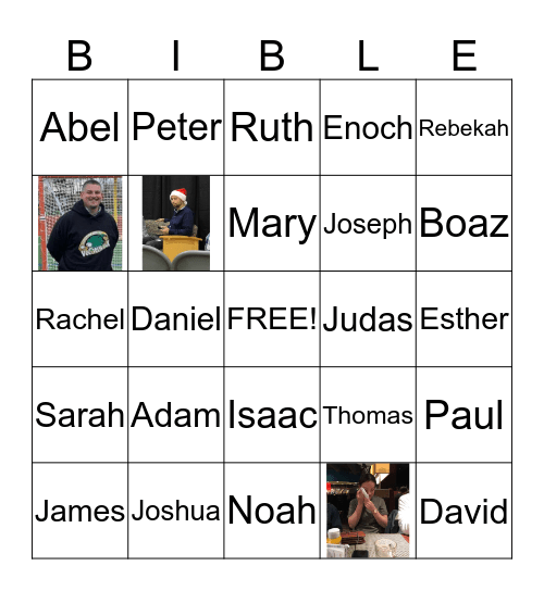 Bible  Bingo Card