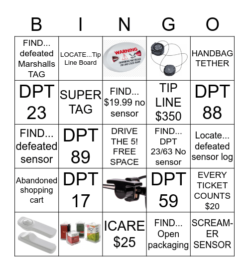 SHRINK BINGO Card