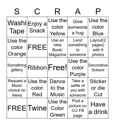 CIJ 4th Birthday Bash! Bingo Card