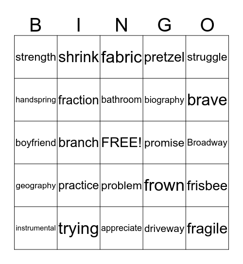 /r/ Blends Bingo Card