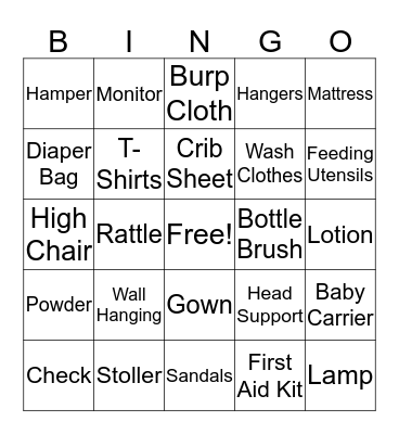 GIFTED Bingo Card