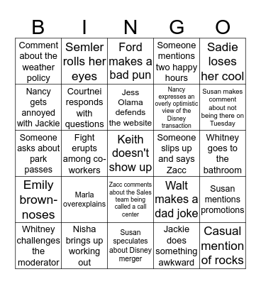 Evanston Bingo Bonanza Bingo Card