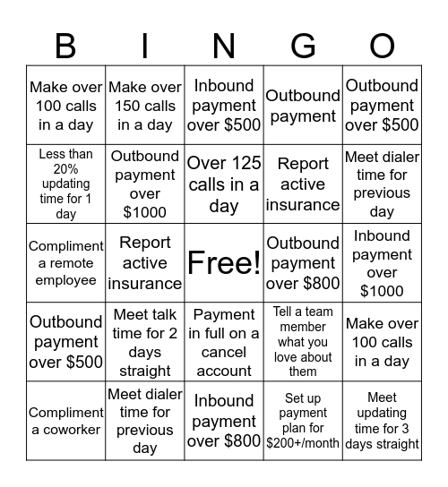 EBO May Bingo! Bingo Card