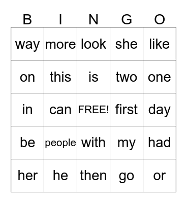 TOP 100 Bingo Card