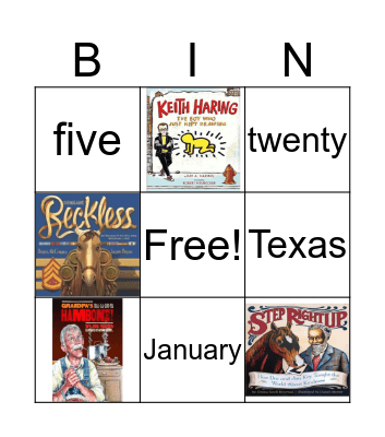 2018-2019 Bluebonnet Club Bingo Card