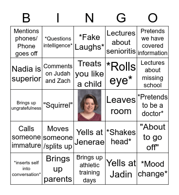 Maske Bingo Card