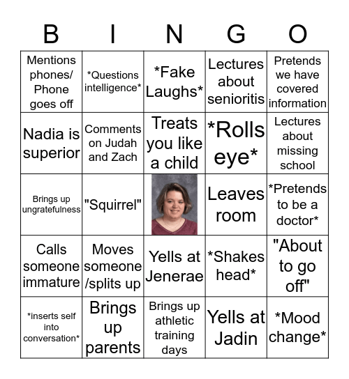 Maske Bingo Card