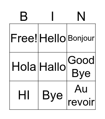 FCS Summer Bingo Card