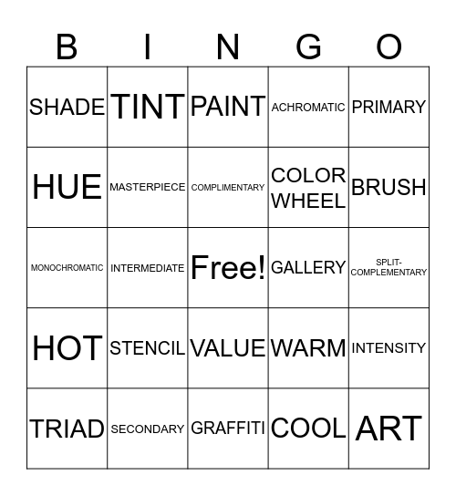BINGO - REMIX Bingo Card
