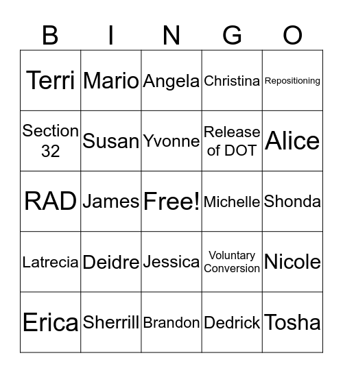 Awesome Atlanta Bingo Card