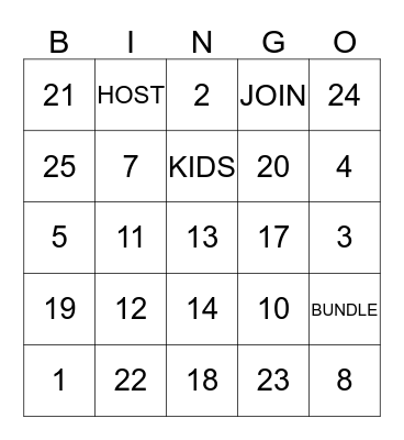 Scentsy Bingo Card