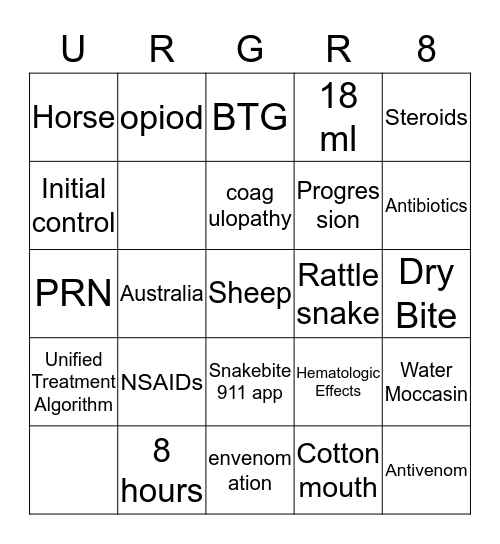 Happy Nurses Week Bingo Card
