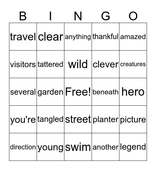 Awesome Bingo! Bingo Card